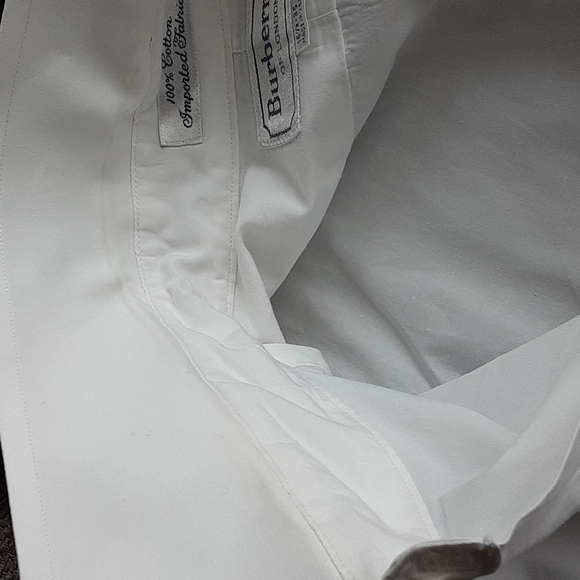 Burberry men's white dress shirt size 16 1/2 - 35 - Picture 8 of 8